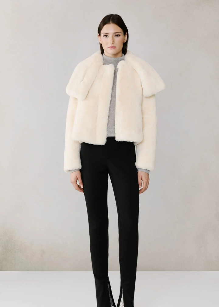 Soia & Kyo Kendell Boxy Jacket with Scarf