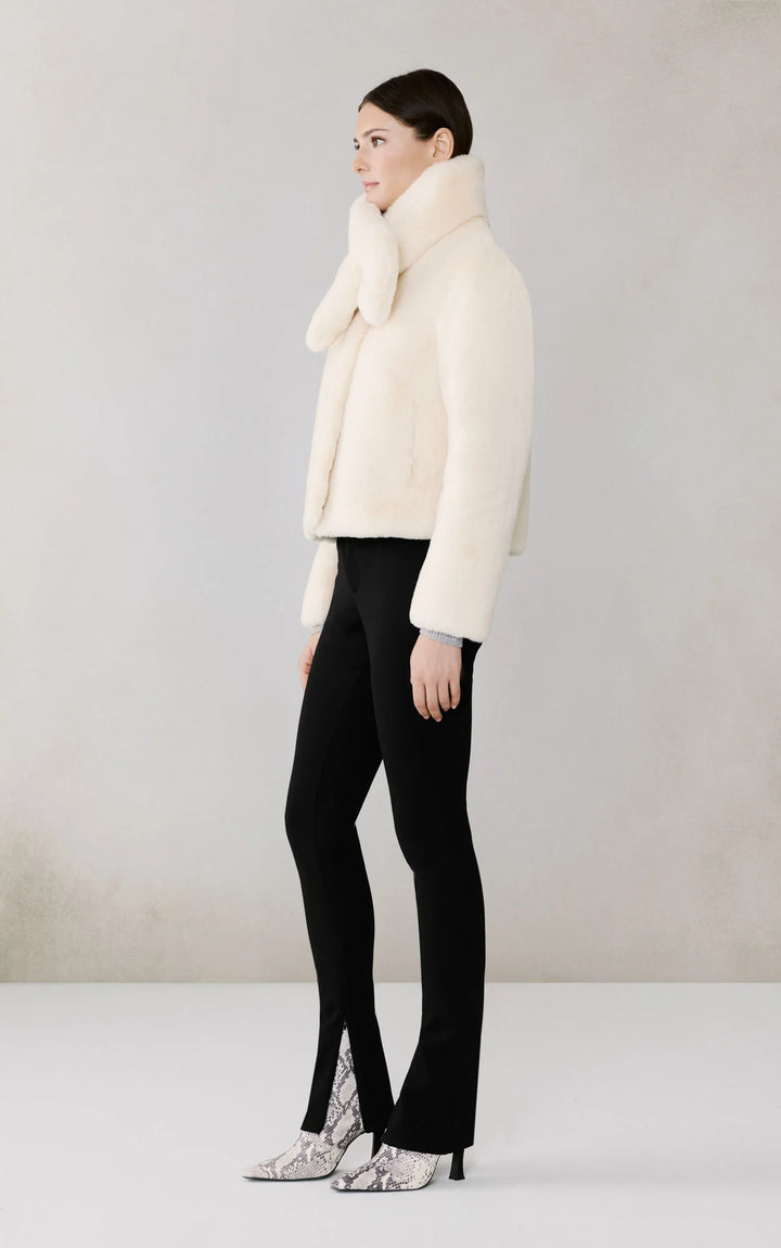 Soia & Kyo Kendell Boxy Jacket with Scarf