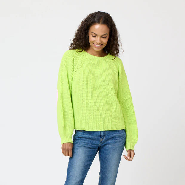 Kerri Rosenthal Ricki Imperfect Heart Sweater Green