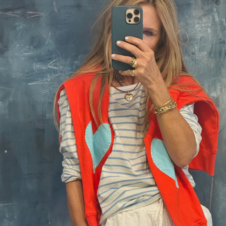 Kerri Rosenthal Long Sleeve Strip Tee
