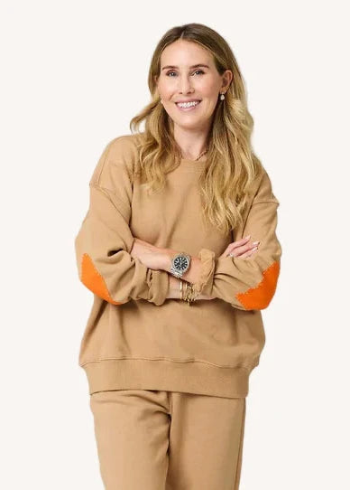 Kerri Rosenthal Ex-Boyfriend Sweatshirt - Camel - EQUATION 