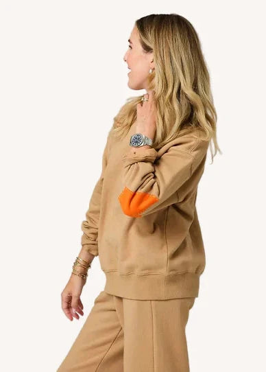 Kerri Rosenthal Ex-Boyfriend Sweatshirt - Camel - EQUATION 