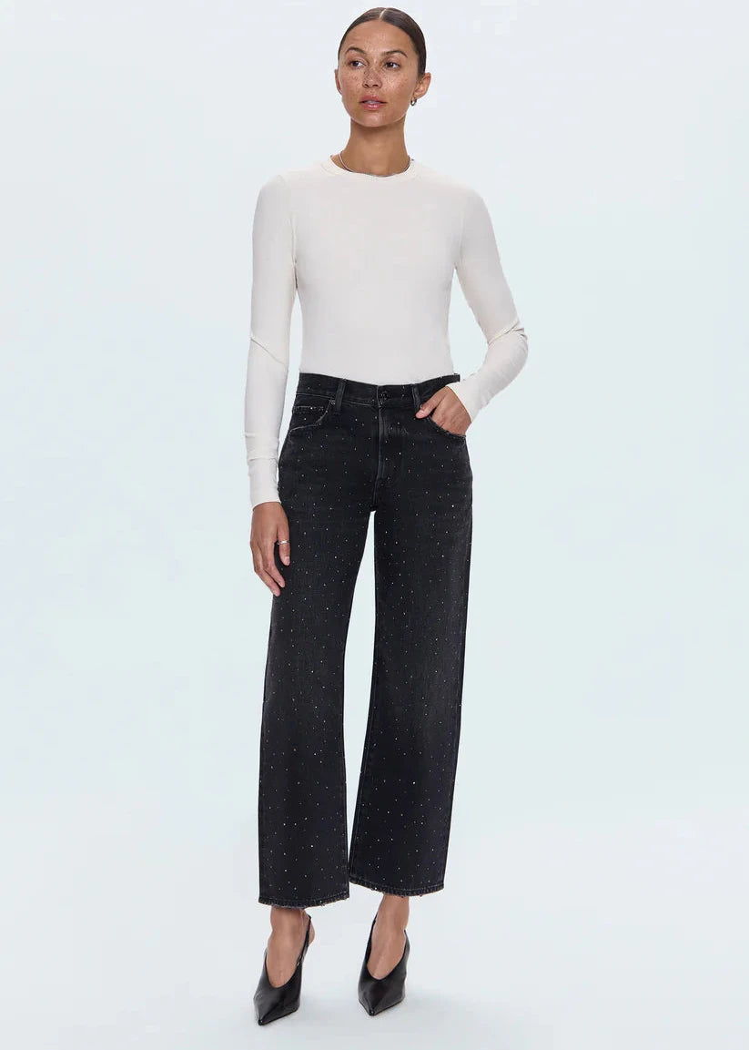 Pistola Lexi Mid Rise Bowed Jean