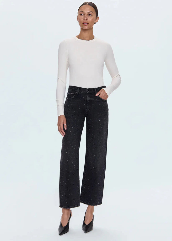 Pistola Lexi Mid Rise Bowed Jean