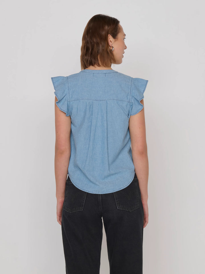 Nation Lindsey Blouse Chambray