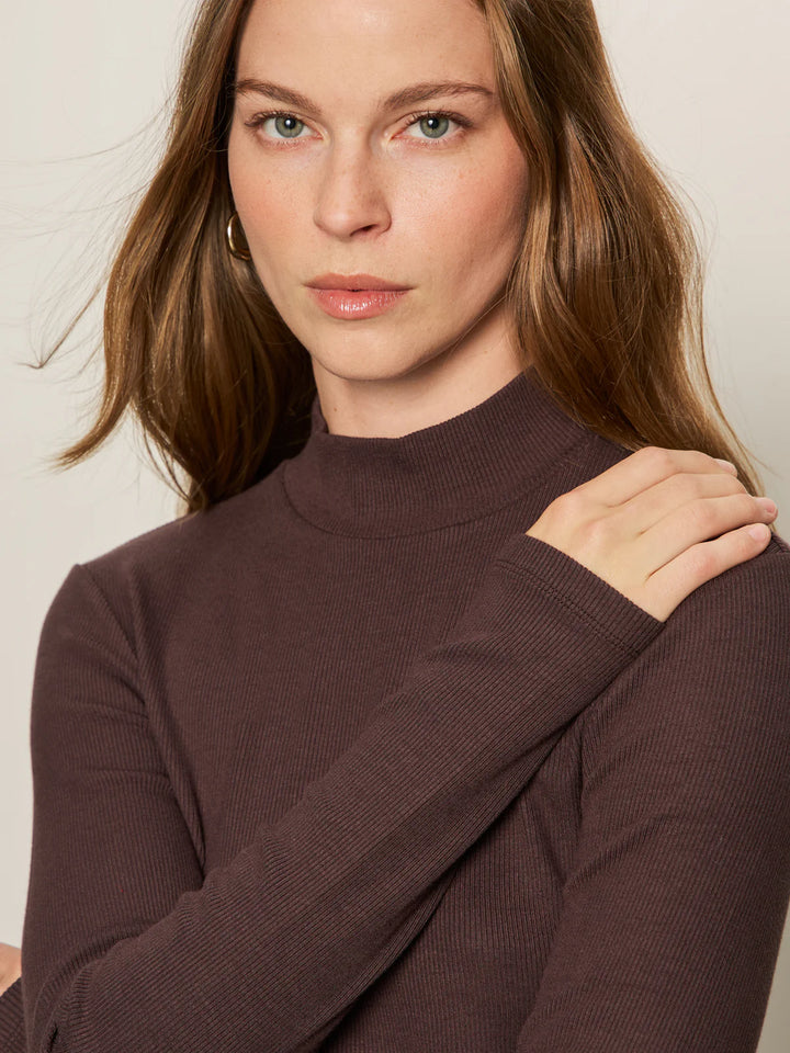 Sanctuary Long Sleeve Mock Essential Top