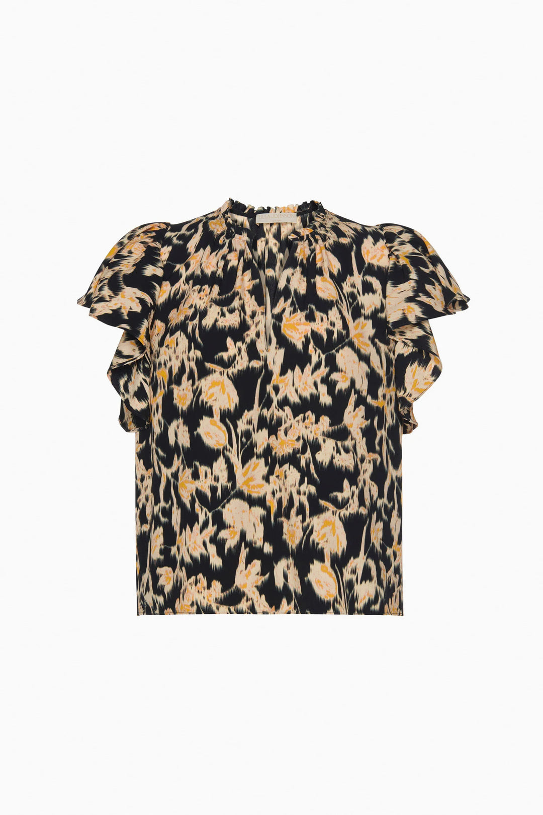Ulla Johnson Lilo Flutter Sleeve Blouse