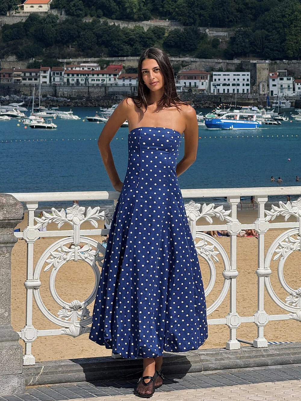 Kivari Lily Maxi  Polka Dot Dress