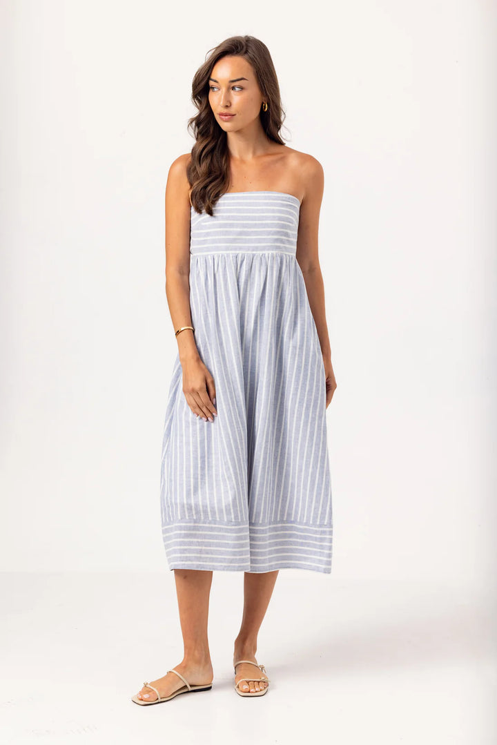 Sundays Slate Stripe Kenny Dress