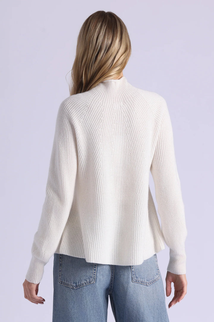 Minnie Rose Luxe Cashmere Seamless Mock Neck