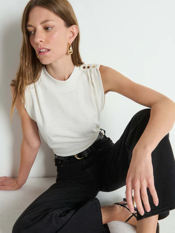 Nation LA Mikka Buttoned Tank