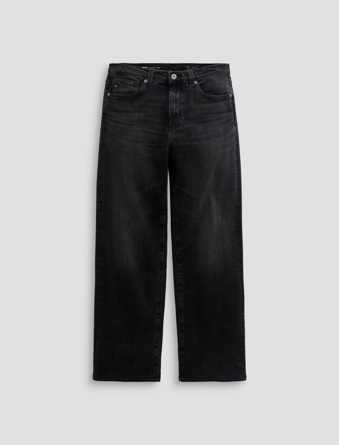 AG Brinley Mid Rise Straight Jeans - Nebula