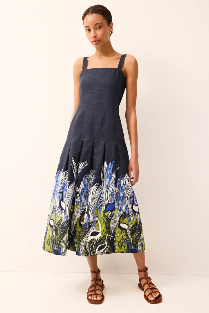 marie oliver dress TEMMA TRAVERTINE / 8 garden parties. Dixon Dress - Heron /