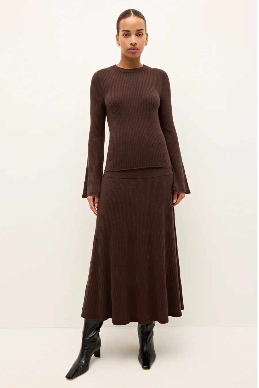 Marie Oliver Carrey Top - Cacao