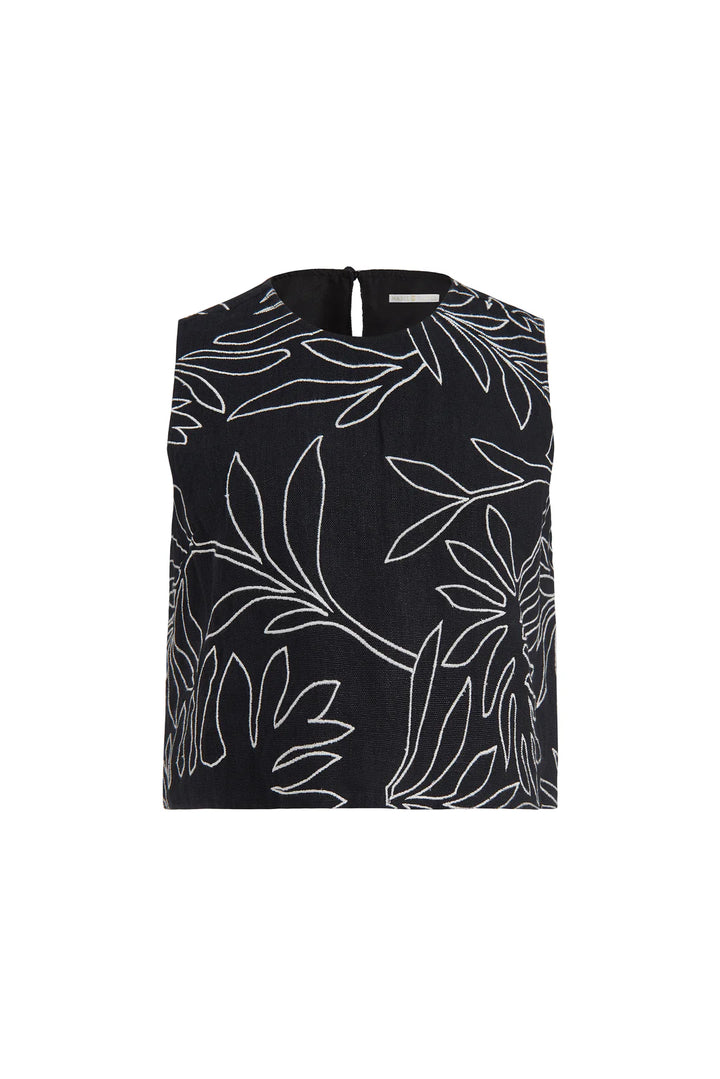 Marie Oliver Davis Top Linen Top