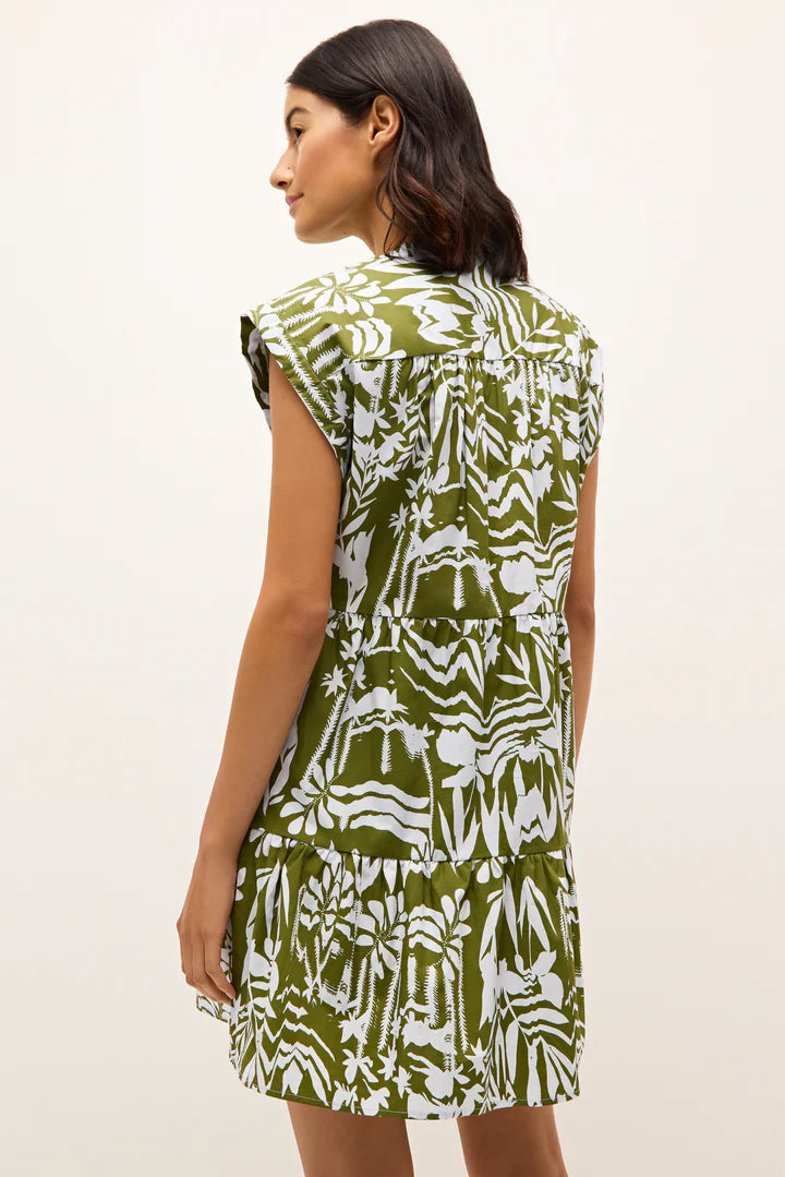 Marie Oliver Lachlan Dress Emerald Whisper
