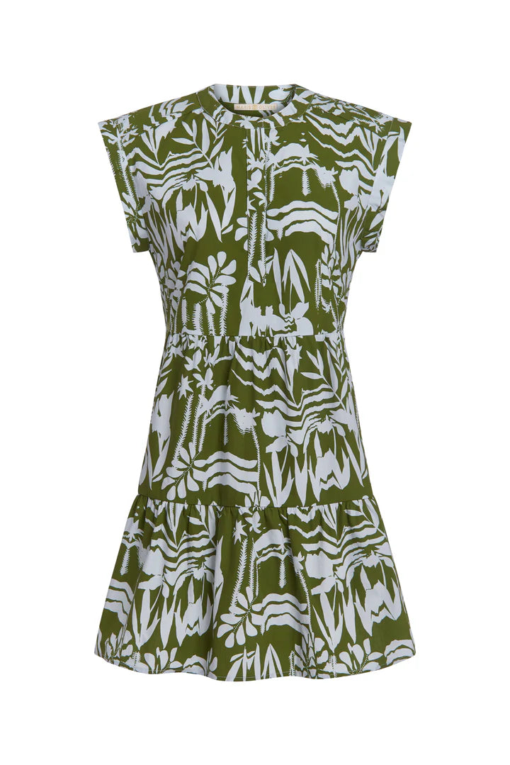 Marie Oliver Lachlan Dress Emerald Whisper