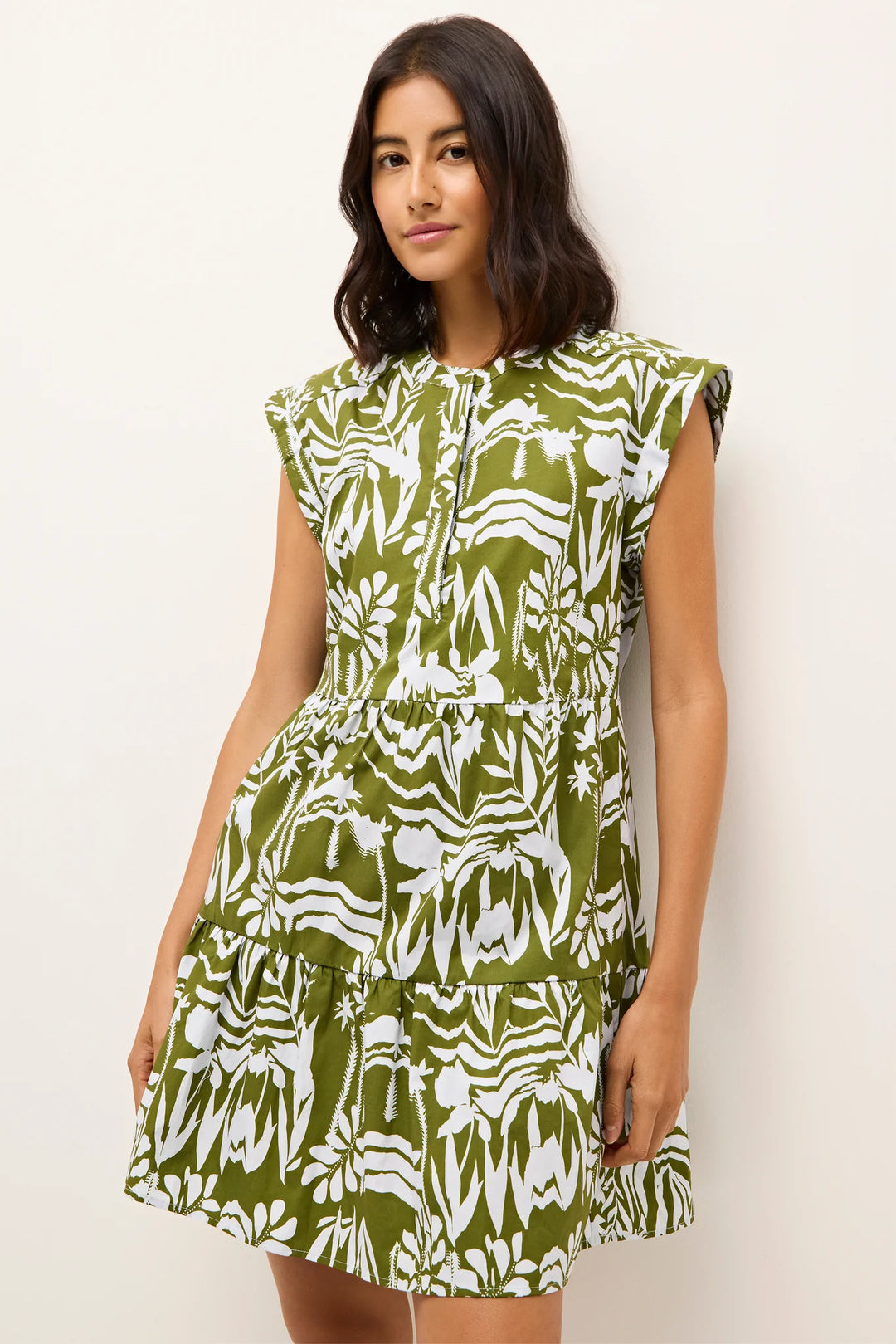 Marie Oliver Lachlan Dress Emerald Whisper