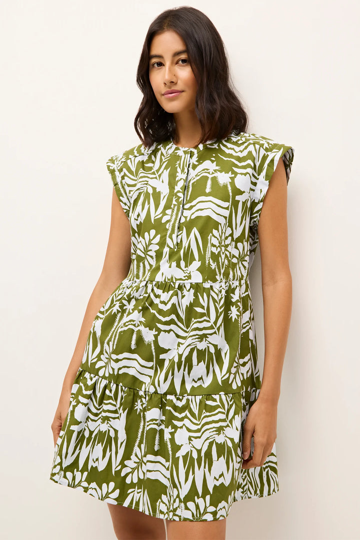 Marie Oliver Lachlan Dress Emerald Whisper