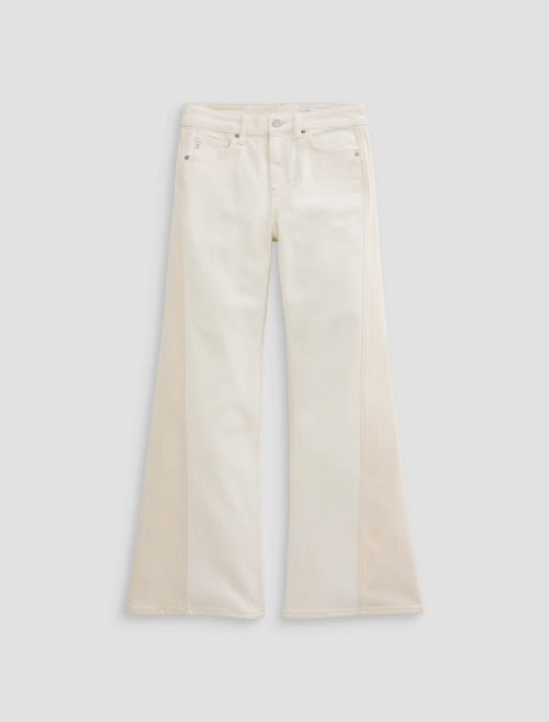 AG Saige Wide Leg Jean Powder/Ecru