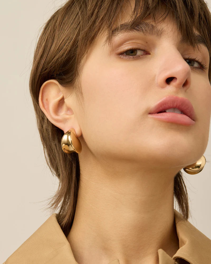 Jenny Bird Nouveaux Puff Earrings - Gold