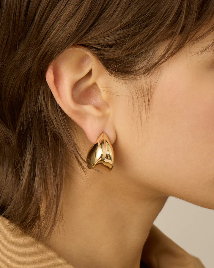 Jenny Bird Nouveaux Puff Earrings - Gold