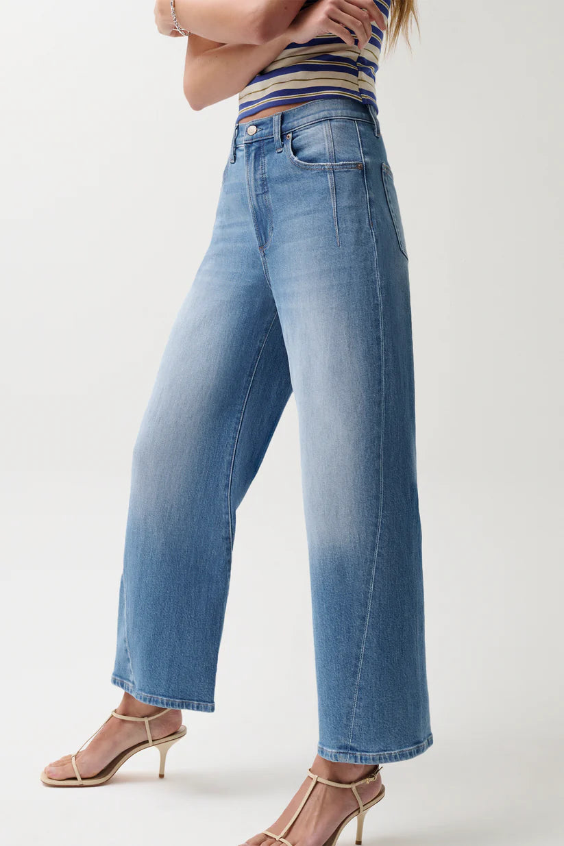 Pistola Kyra Ankle High Rise Bowed Ankle Jeans