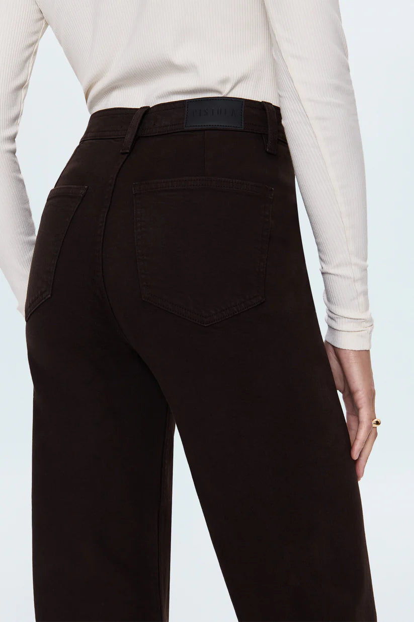 Pistola Penny High Rise Wide Leg Jean - Mocha