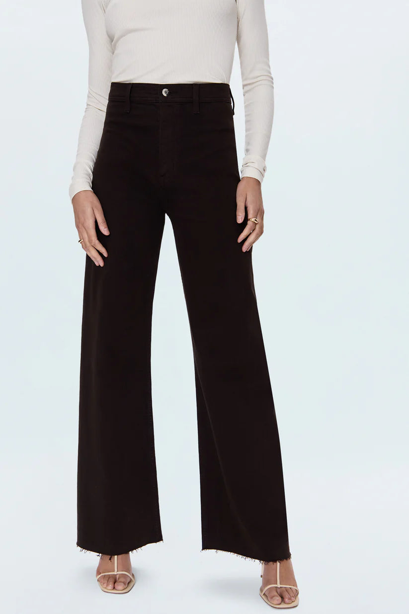 Pistola Penny High Rise Wide Leg Jean - Mocha