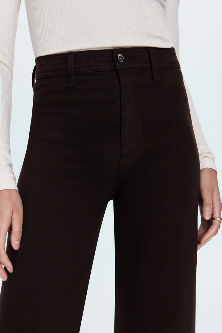 Pistola Penny High Rise Wide Leg Jean - Mocha