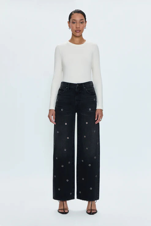 Pistola Hendrix High Rise Baggy Jean - Glamour