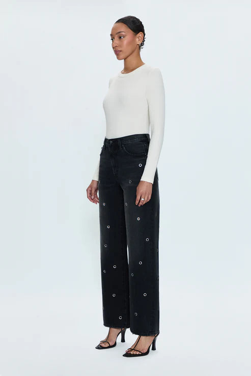 Pistola Hendrix High Rise Baggy Jean - Glamour