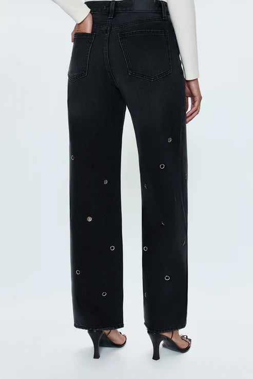 Pistola Hendrix High Rise Baggy Jean - Glamour