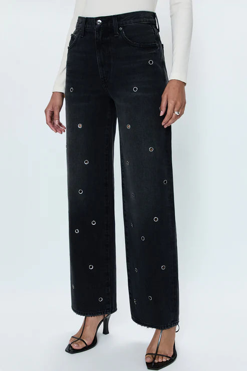 Pistola Hendrix High Rise Baggy Jean - Glamour
