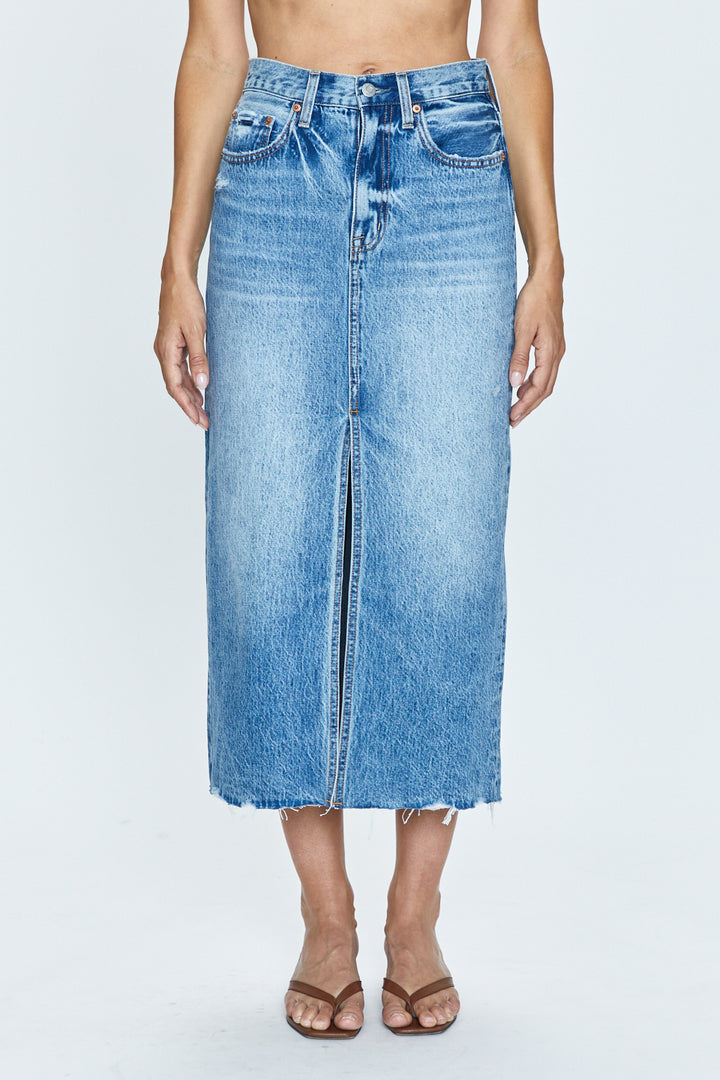 Pistola Alice Midi Denim Skirt - Portrait Vintage