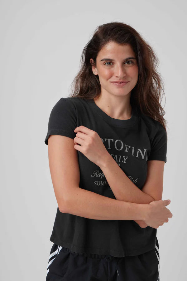 Sunny Somewhere Portofino Femme Crew Tee