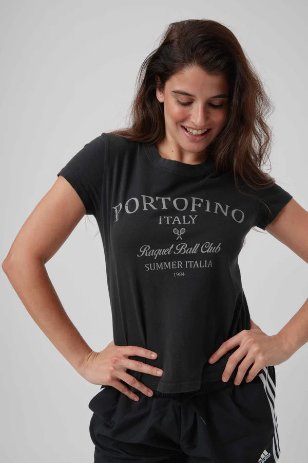 Sunny Somewhere Portofino Femme Crew Tee