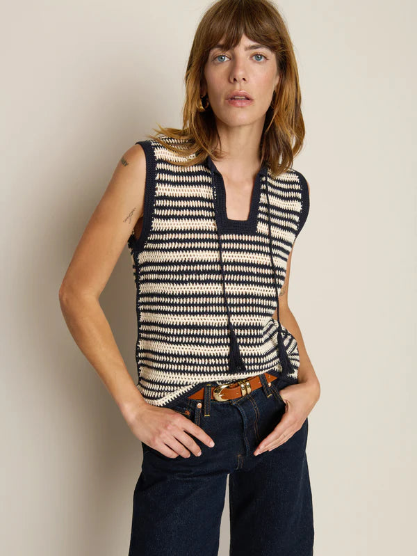 Nation LA Priscilla Crochet Tank