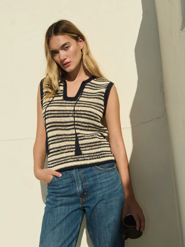 Nation LA Priscilla Crochet Tank