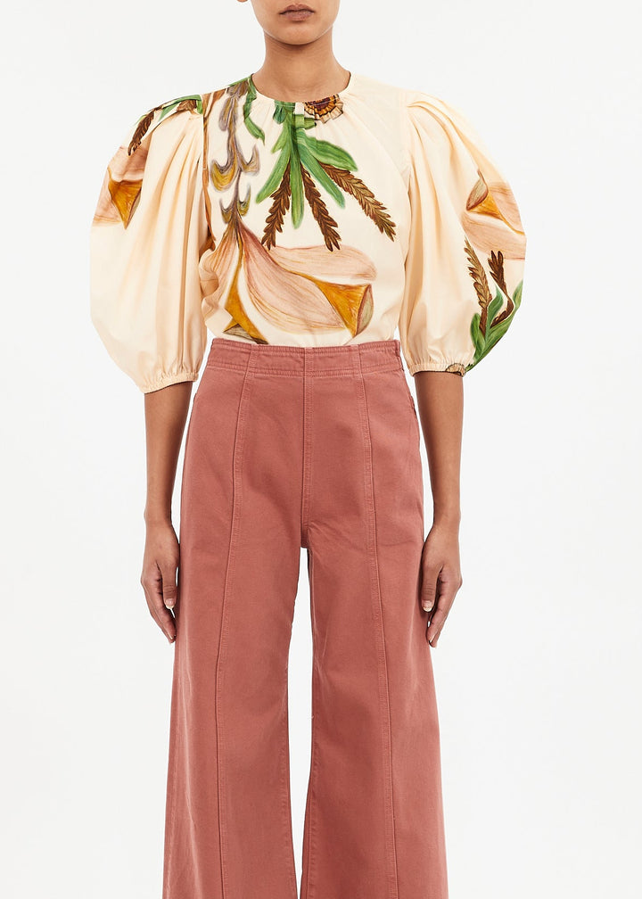 Ulla Johnson Ravena Puff Sleeve Top