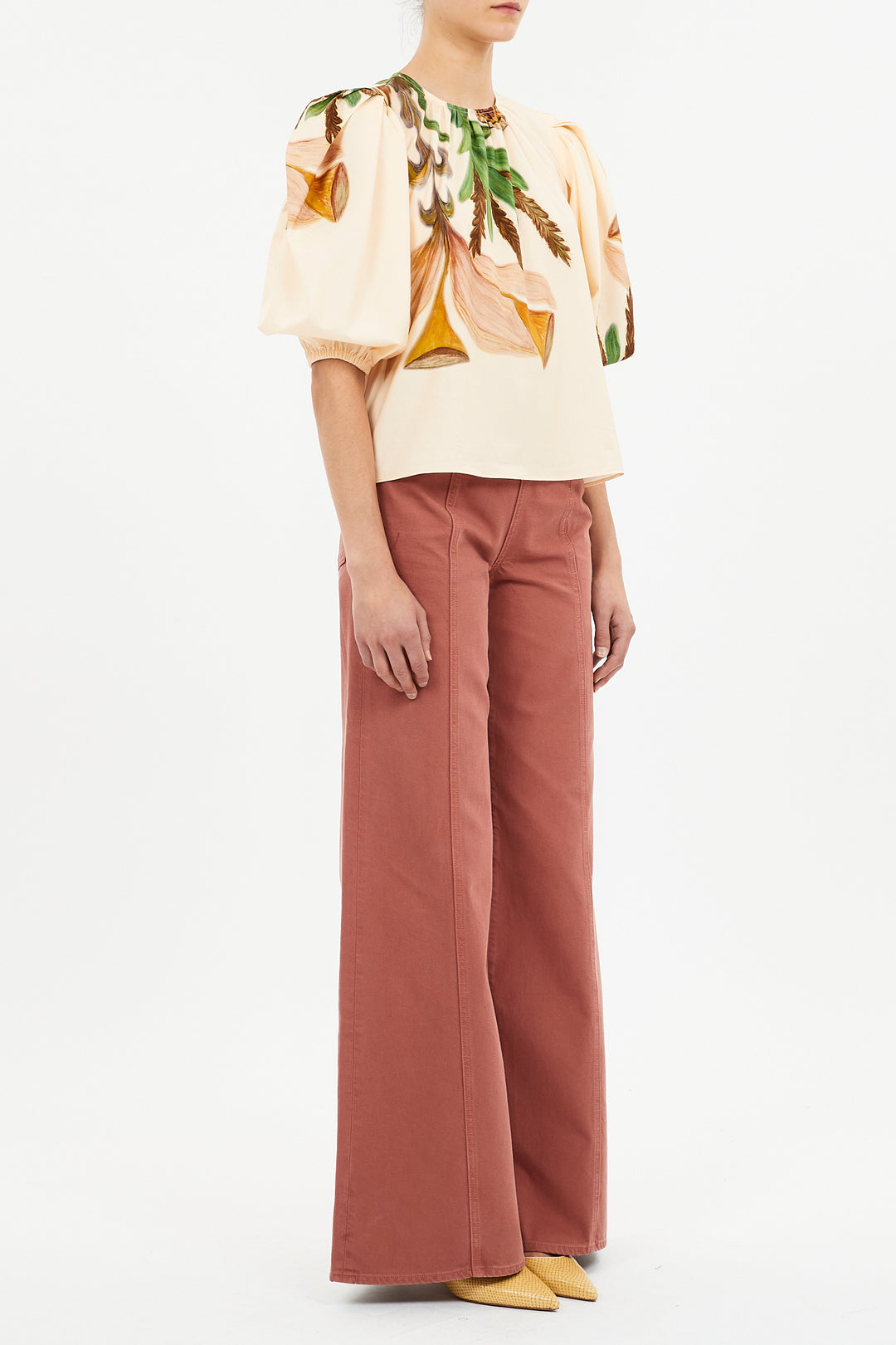 Ulla Johnson Ravena Puff Sleeve Top