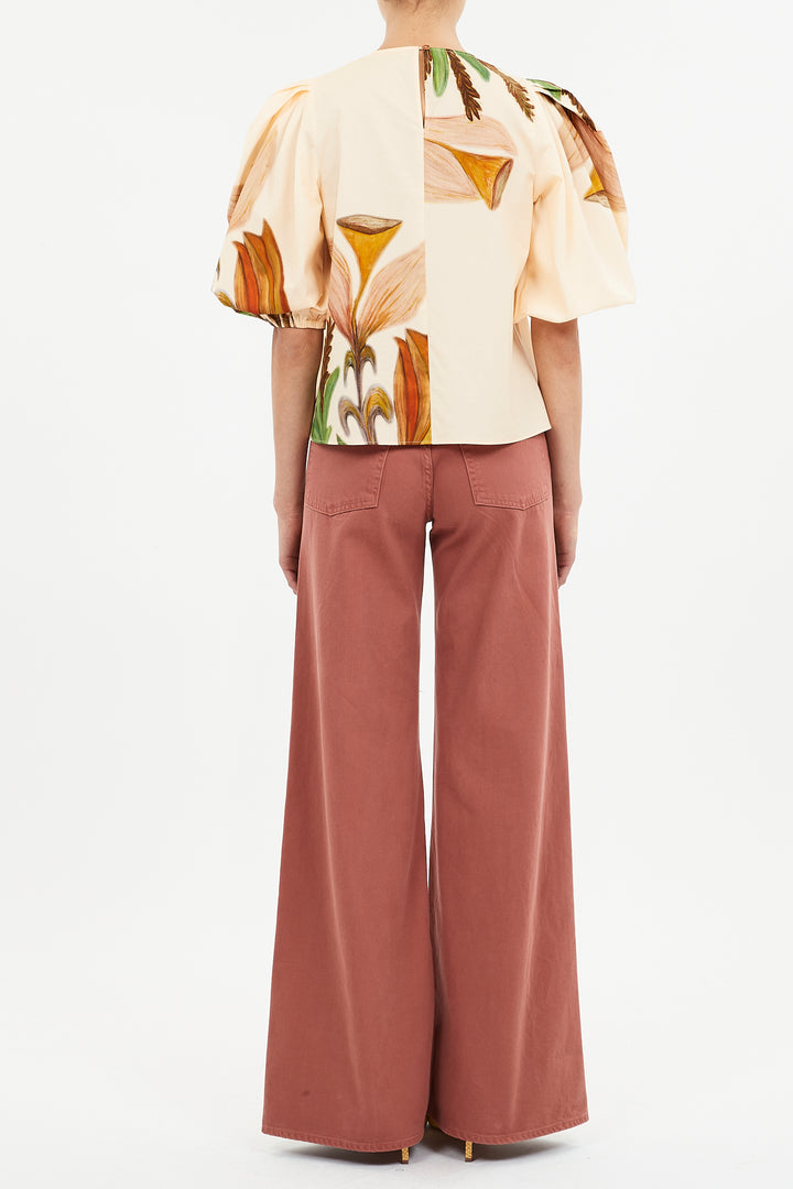 Ulla Johnson Ravena Puff Sleeve Top