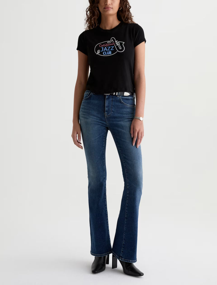 AG Mid Rise Farrah Boot Jeans- 14 years Bluegrass