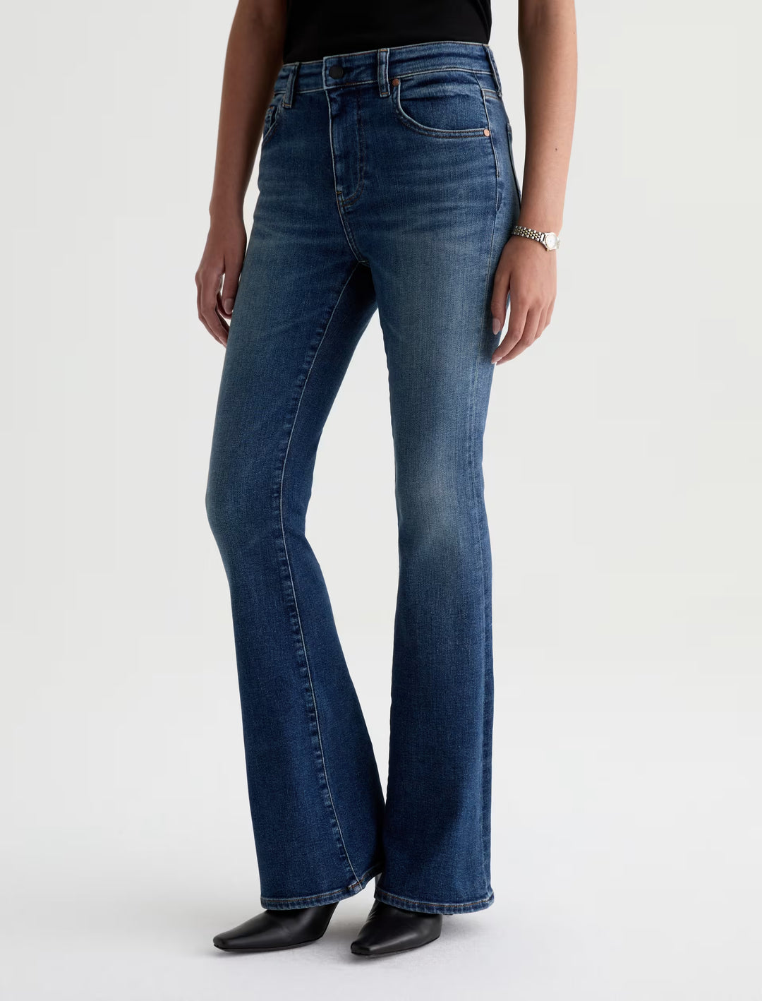 AG Mid Rise Farrah Boot Jeans- 14 years Bluegrass