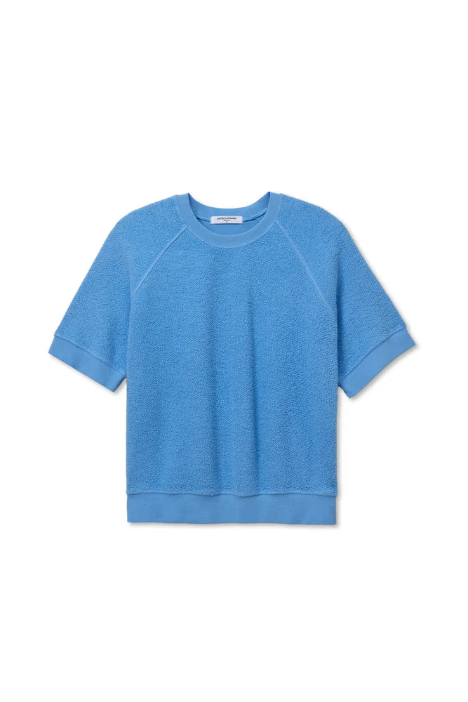 perfectwhitetee Kennedy Crew Short Sleeve Sweatshirt