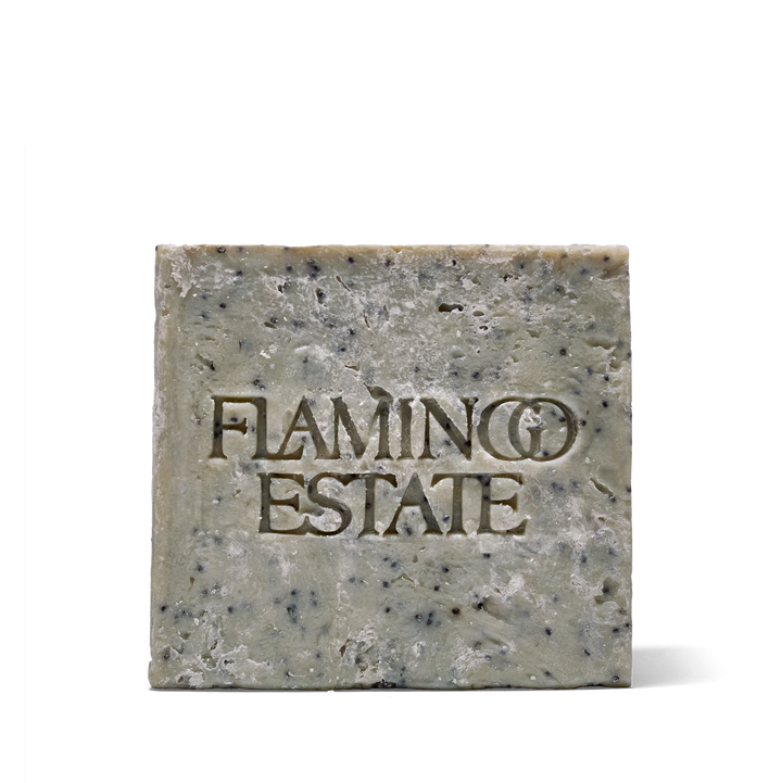 Flamingo Estate Exfoliating Peppermint Soap Brick