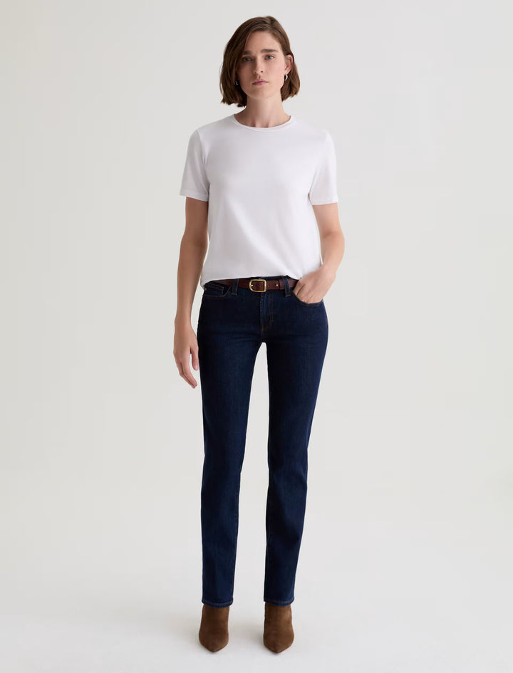 AG Sandra Low-Rise Straight - Modern Indigo