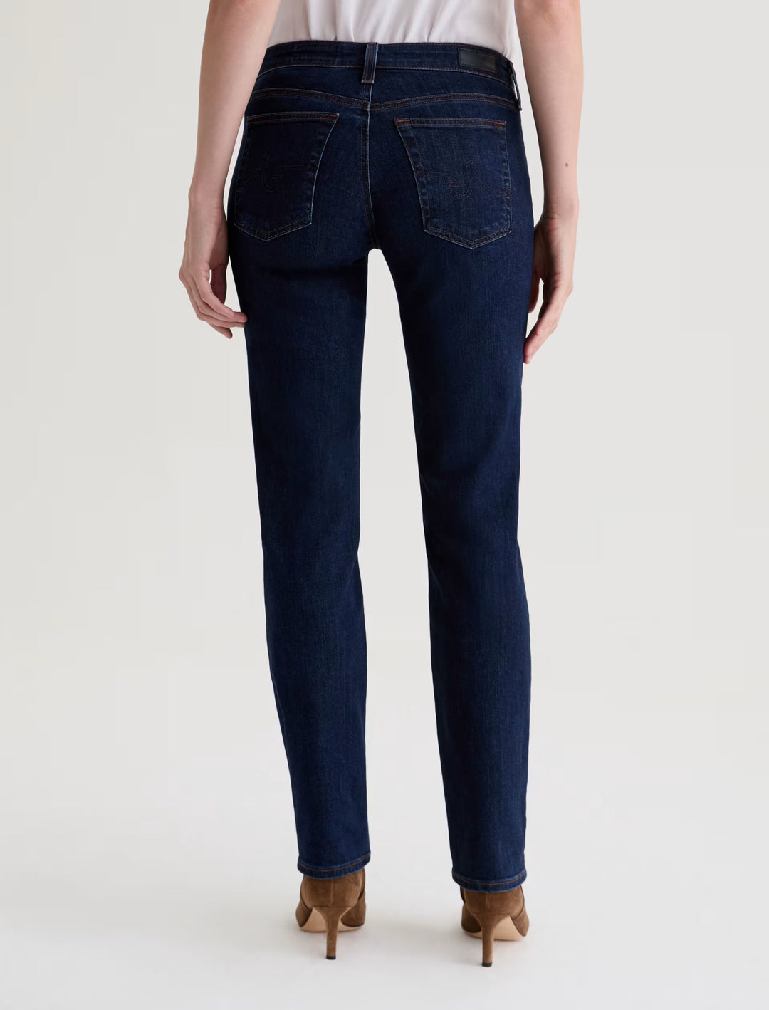 AG Sandra Low-Rise Straight - Modern Indigo