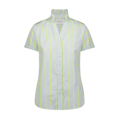 The Shirt The Short Sleeve Ruffled Collar Shirt