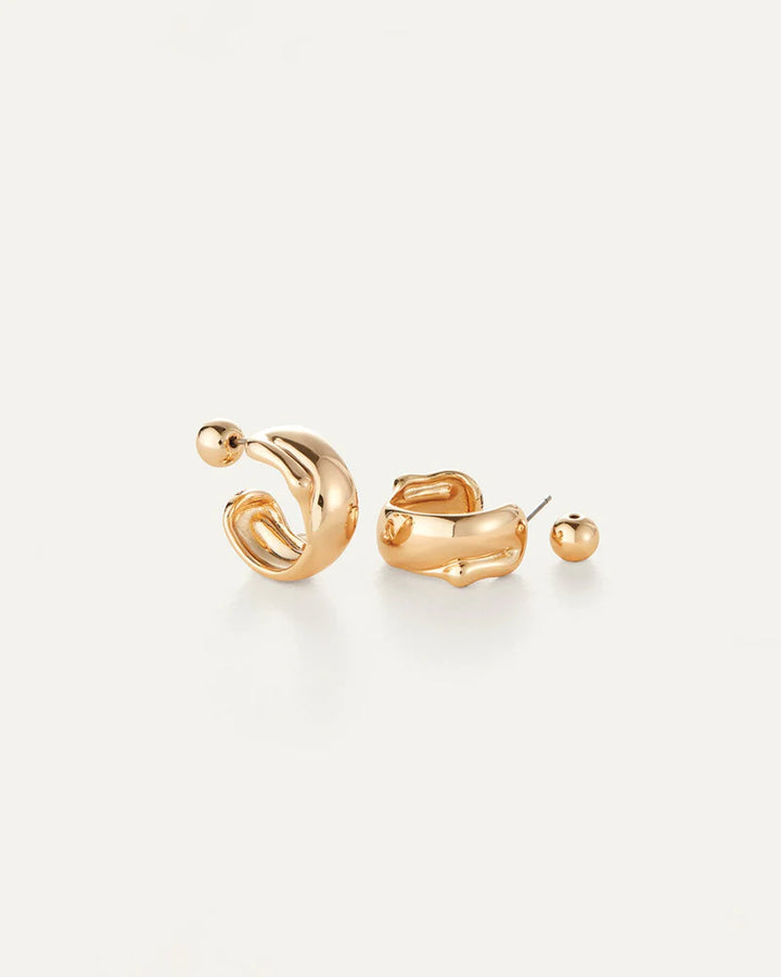 Jenny Bird Sées Hoops Gold